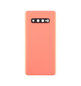 Tapa para Samsung Galaxy S10 Plus coral con embellecedor