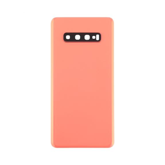 Tapa para Samsung Galaxy S10 Plus coral con embellecedor