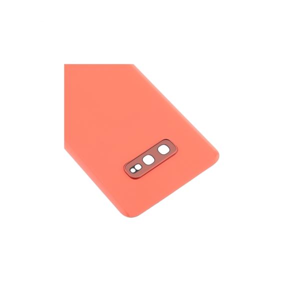 Tapa para Samsung Galaxy S10E coral con embellecedor