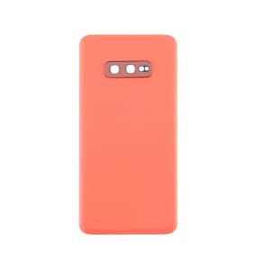 Tapa para Samsung Galaxy S10E coral con embellecedor