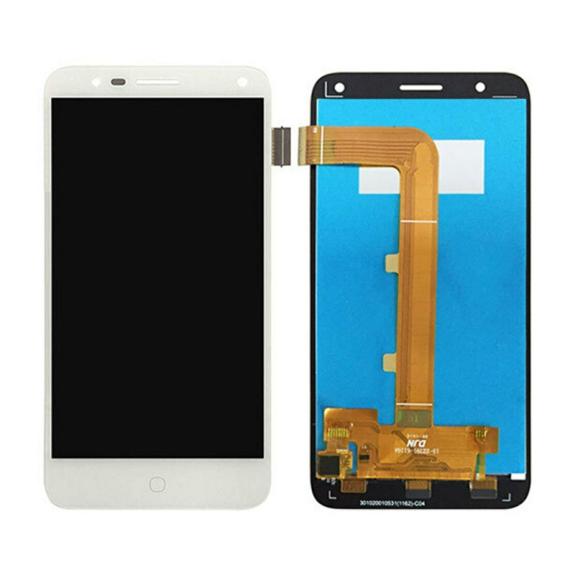 PANTALLA TACTIL LCD COMPLETA PARA ALCATEL POP 4 BLANCO SIN MARCO