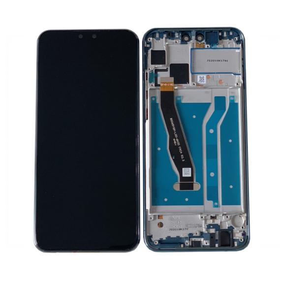 PANTALLA TACTIL LCD COMPLETA PARA HUAWEI Y9 2019 CON MARCO AZUL