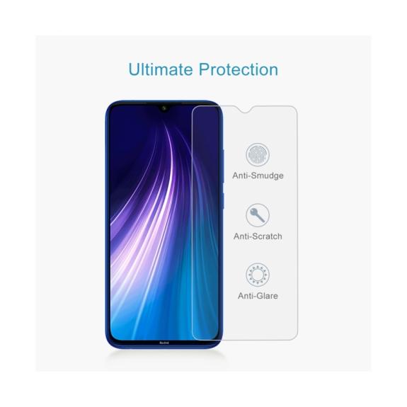 PROTECTOR CRISTAL TEMPLADO 2.5D PARA XIAOMI REDMI NOTE 8