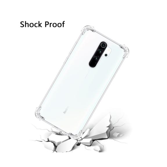 FUNDA CARCASA GEL TPU PARA XIAOMI REDMI NOTE 8 PRO TRANSPARENTE