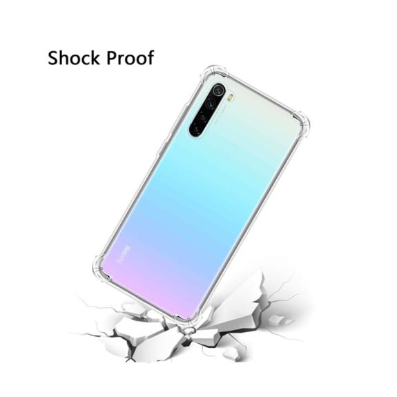 FUNDA CARCASA GEL TPU PARA XIAOMI REDMI NOTE 8 TRANSPARENTE