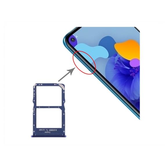 Bandeja dual SIM para Huawei Mate 30 Lite azul