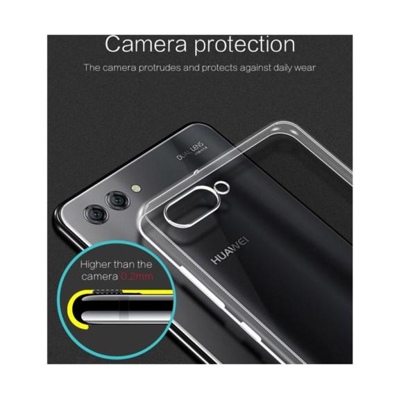 FUNDA CARCASA GEL TPU PARA HUAWEI NOVA 2S TRANSPARENTE