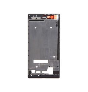 Front screen frame for Huawei Ascend P7 Black