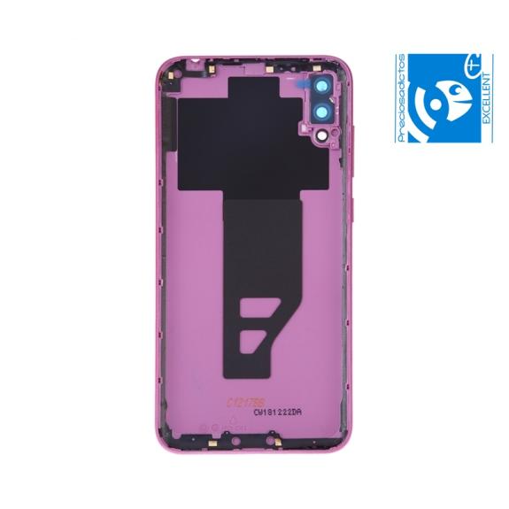 TAPA CUBRE BATERIA CON LENTE PARA HUAWEI Y7 PRO 2019 ROSA