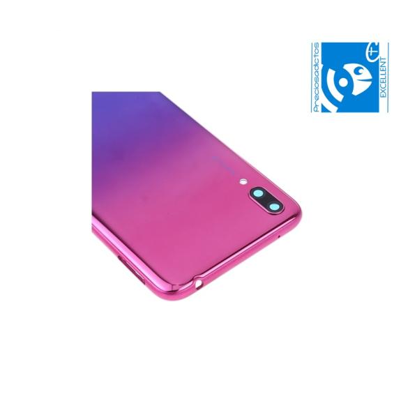 TAPA CUBRE BATERIA CON LENTE PARA HUAWEI Y7 PRO 2019 ROSA