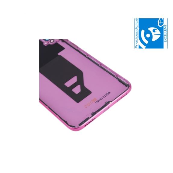 TAPA CUBRE BATERIA CON LENTE PARA HUAWEI Y7 PRO 2019 ROSA