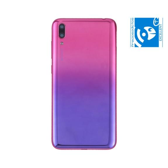 TAPA CUBRE BATERIA CON LENTE PARA HUAWEI Y7 PRO 2019 ROSA