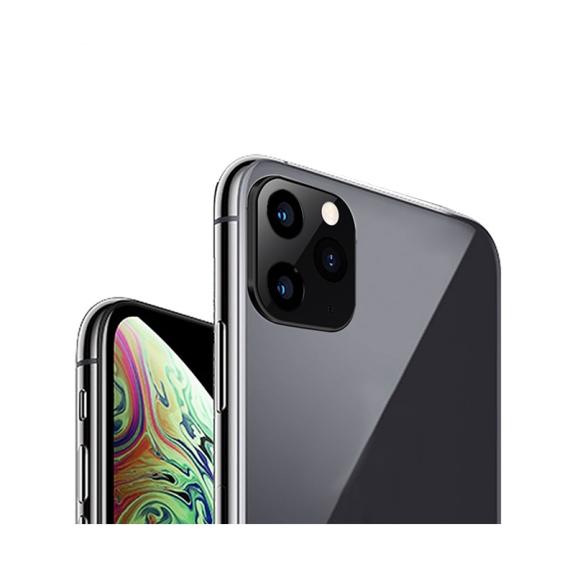 PROTECTOR LENTE DE CAMARA TRASERA PARA IPHONE X/XS/XS MAX NEGRO