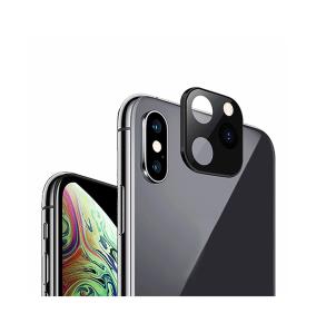 PROTECTOR LENTE DE CAMARA TRASERA PARA IPHONE X/XS/XS MAX NEGRO