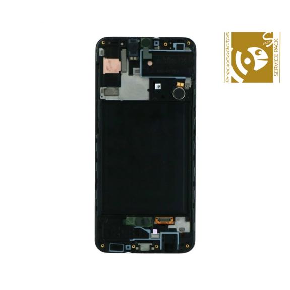 Pantalla para Samsung Galaxy A30S negro SERVICE PACK