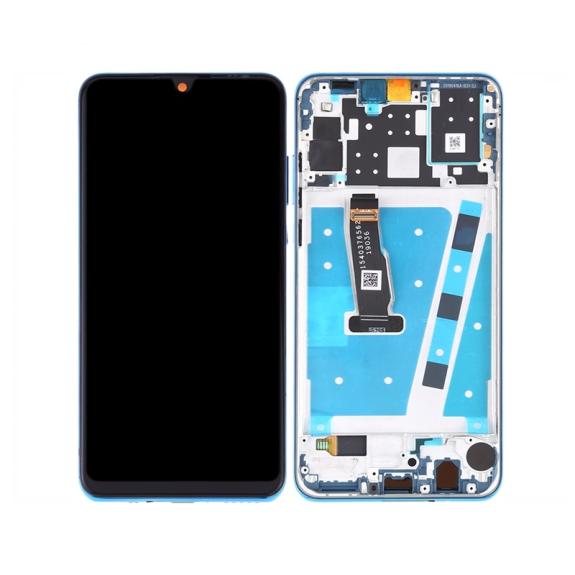 Pantalla para Huawei P30 Lite con marco azul