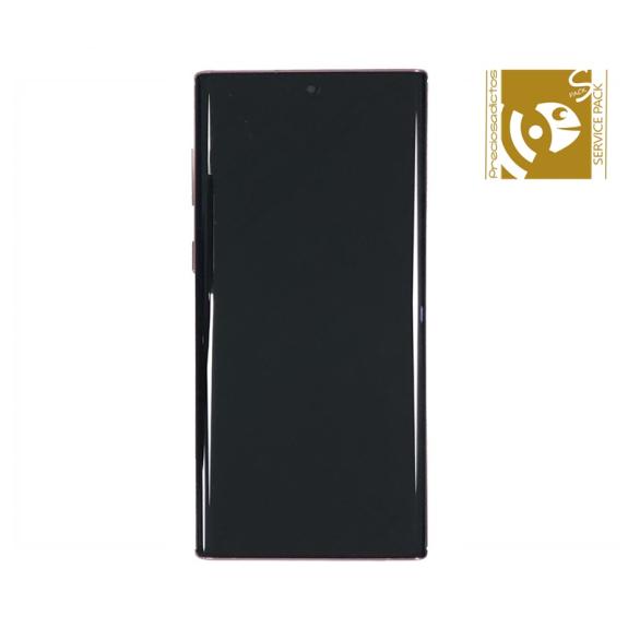 Pantalla SERVICE PACK para Samsung Galaxy Note 10 marco rosa