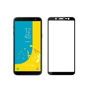 PROTECTOR CRISTAL TEMPLADO 3D PARA SAMSUNG J6 2018 NEGRO