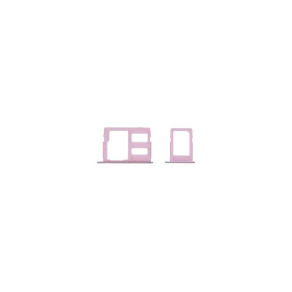 Bandeja SIM + SD para Samsung Galaxy ON5 rosa