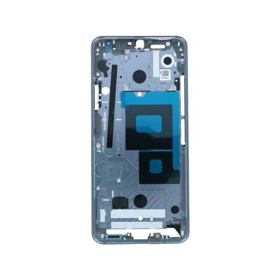 MARCO FRONTAL DE PANTALLA PARA LG G7 THINQ PLATA