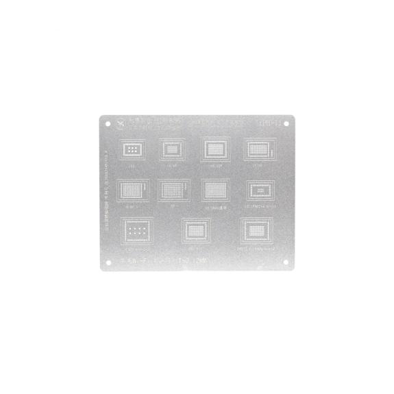 Stencil BGA Mjiing del IC Chip para iPhone / iPad