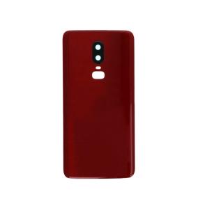 Back cover covers battery for oneplus 6 red garnet