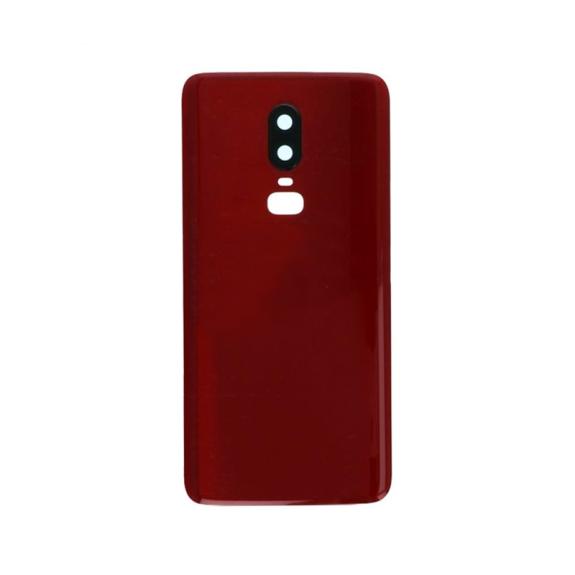 TAPA TRASERA CUBRE BATERIA PARA ONEPLUS 6 ROJO GRANATE