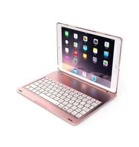 Leather case with wireless keyboard for iPad 2019 10.2 "pink