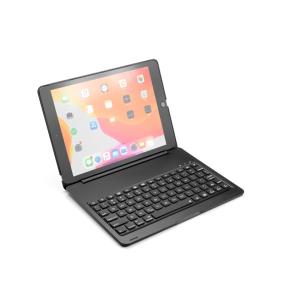 Leather case with wireless keyboard for iPad 2019 10.2 "Black