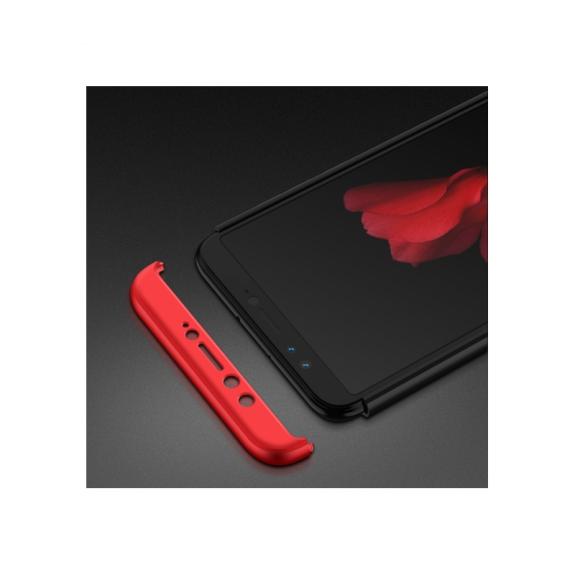 FUNDA CARCASA NEGRO-ROJO GKK PARA HONOR 9 LITE NEGRO