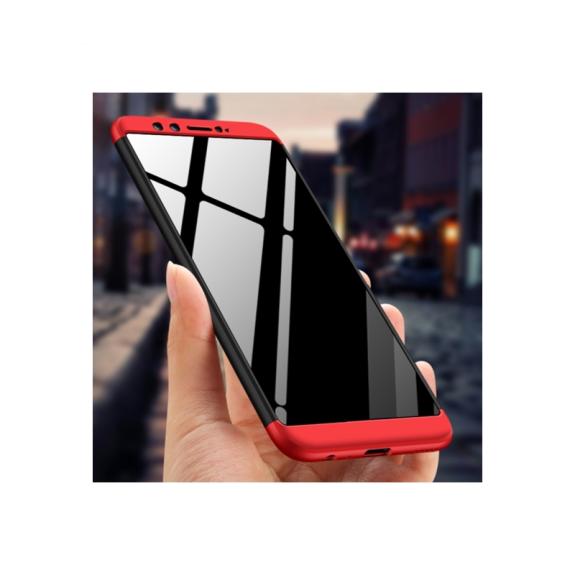 FUNDA CARCASA NEGRO-ROJO GKK PARA HONOR 9 LITE NEGRO