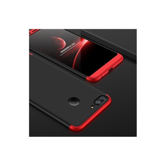 FUNDA CARCASA NEGRO-ROJO GKK PARA HONOR 9 LITE NEGRO