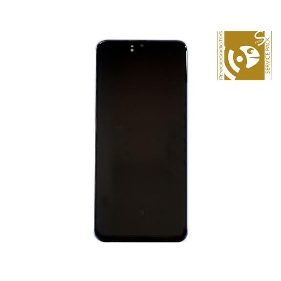 Pantalla para Samsung Galaxy A90 5G con marco negro SERVICE PACK