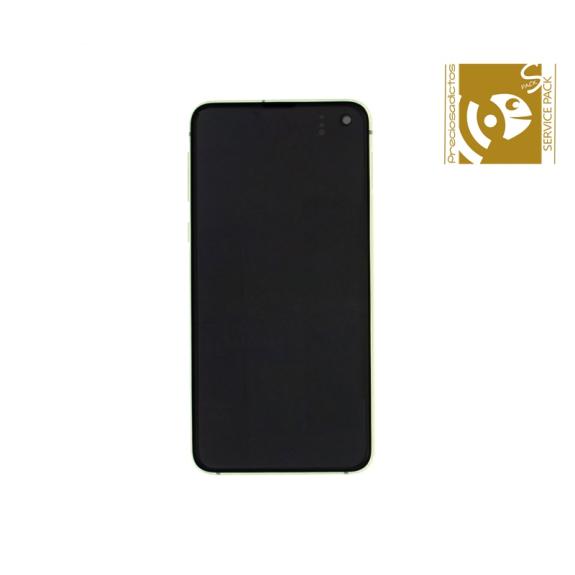 Pantalla SERVICE PACK para Samsung Galaxy S10E amarillo