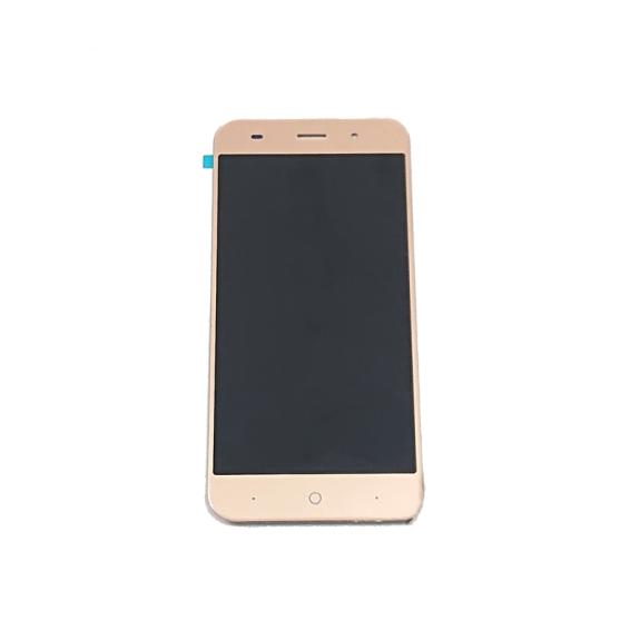 PANTALLA PARA ZTE BLADE X7 / D6 / V6 / NUBIA Z7 DORADO SIN MARCO