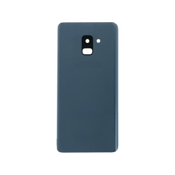 Tapa para Samsung Galaxy A8 Plus 2018 gris con lente