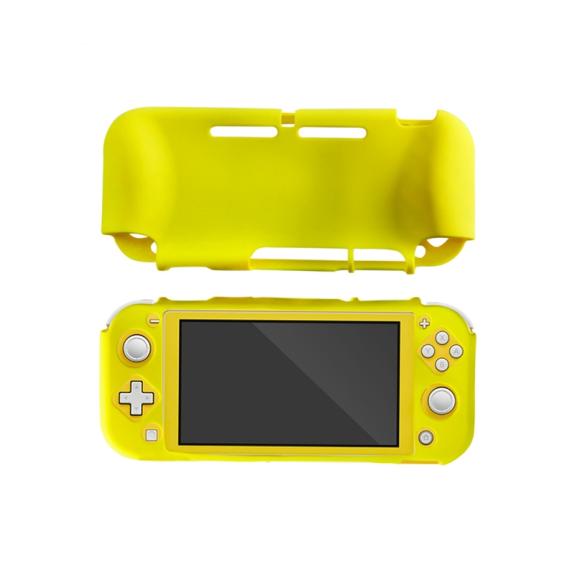 FUNDA CARCASA SILICONA AMARILLA PARA NINTENDO SWITCH LITE