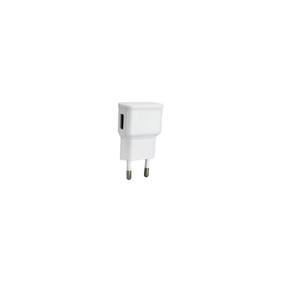 Adaptador cargador rápido USB 1A blanco