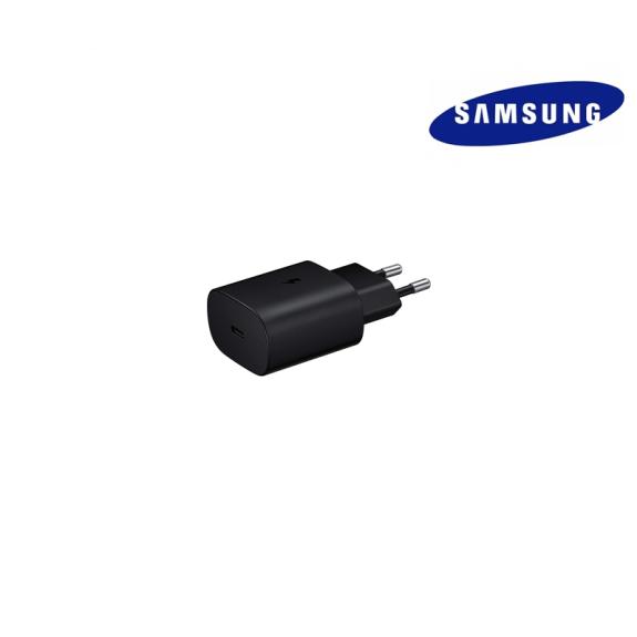 ADAPTADOR DEL CARGADOR SAMSUNG ENCHUFE PARED CARGA RAPIDA 25W