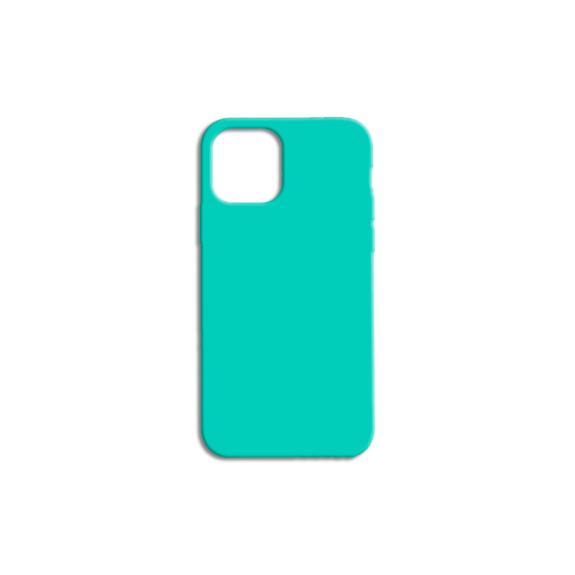 FUNDA DE SILICONA SUAVE COLOR AZUL TURQUESA PARA IPHONE 11 PRO