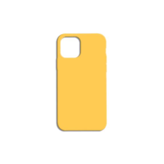 FUNDA CARCASA DE SILICONA SUAVE AMARILLO PARA IPHONE 11 PRO MAX