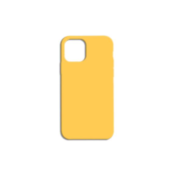 FUNDA CARCASA DE SILICONA SUAVE AMARILLO PARA IPHONE 11 PRO MAX