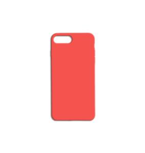 FUNDA DE SILICONA SUAVE COLOR ROJO PARA IPHONE 7 PLUS / 8 PLUS