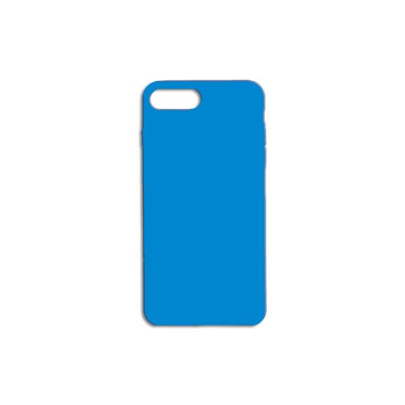 FUNDA DE SILICONA COLOR AZUL MARINO PARA IPHONE 7 PLUS/8 PLUS