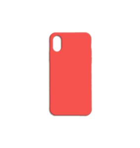 FUNDA CARCASA DE SILICONA SUAVE COLOR ROJO PARA IPHONE XS MAX