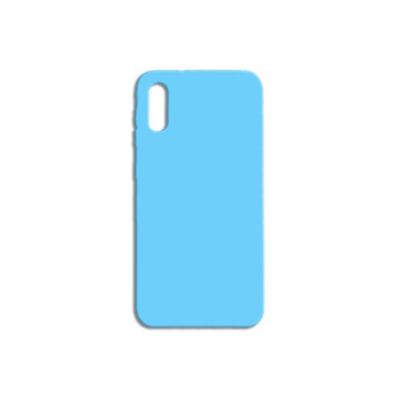 FUNDA DE SILICONA SUAVE COLOR AZUL PARA SAMSUNG GALAXY A10