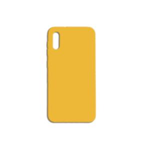 FUNDA DE SILICONA SUAVE COLOR AMARILLO PARA SAMSUNG GALAXY A10