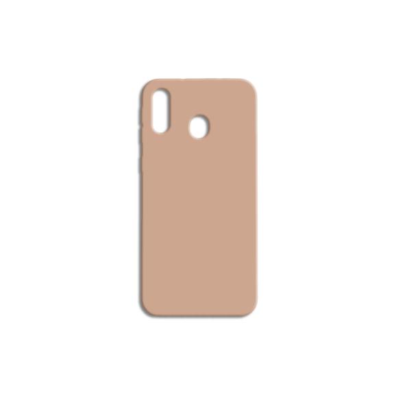 FUNDA DE SILICONA SUAVE ROSA CLARO PARA SAMSUNG GALAXY A20E