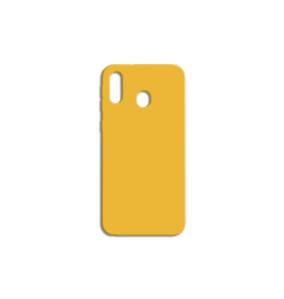 FUNDA DE SILICONA SUAVE COLOR AMARILLO PARA SAMSUNG GALAXY A20E