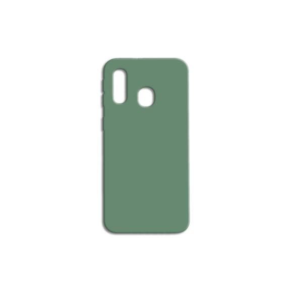 FUNDA SILICONA SUAVE VERDE OSCURO PARA SAMSUNG GALAXY A40